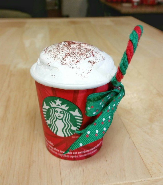 Starbucks Christmas Ornament Handmade from Authentic Starbucks Etsy