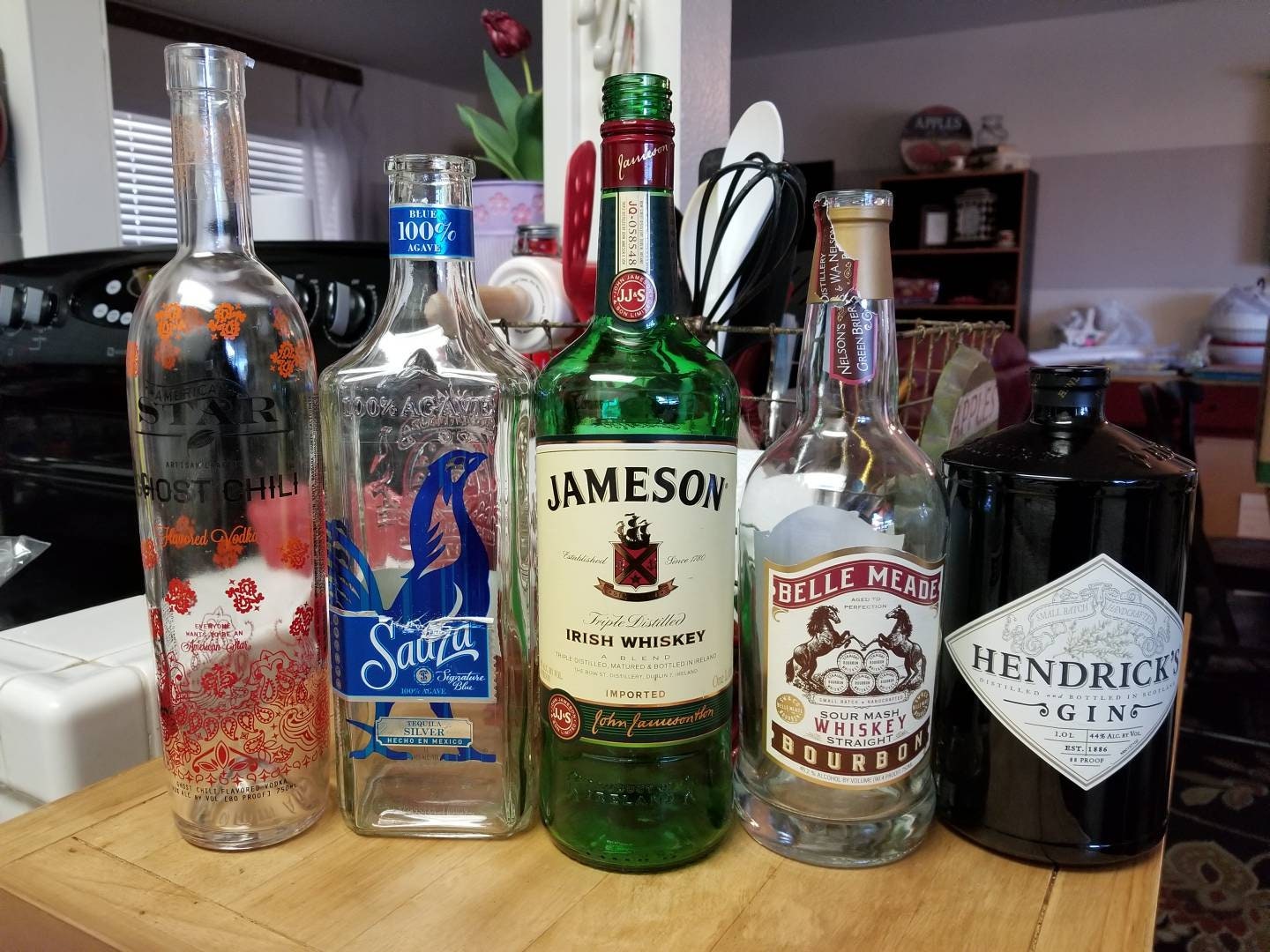 Empty Liquor Bottles Your Choice of 3 Fancy Shapes and Etsy