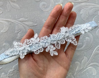 Blue Garter Belt Etsy