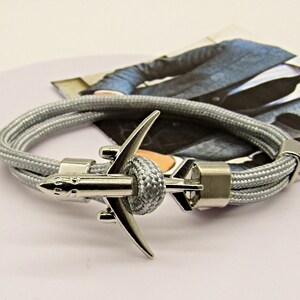 Airplane bracelet leather deals