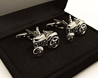 Tractor Cufflinks, Wedding Cufflinks, Groom's Cufflinks, Farming Cufflinks, Men's Cufflinks, Cufflinks for men