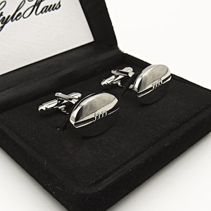 Rugby Cufflinks, Wedding Cufflinks, Groom&#39;s Cufflinks, Rugby ball Cufflinks, Men&#39;s Cufflinks, Ball Cufflinks
