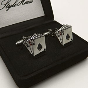 Gemelos As de Cartas, Gemelos de Boda, Gemelos de Novio, Gemelos Ases, Gemelos de Hombre, Gemelos As,