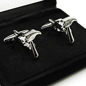 Hammer cufflinks, Cufflinks for Men, Men&#39;s Cufflinks, Gift for men, Tools Cufflinks, Workman cufflinks