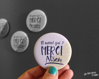 ATSEM Gift - Magnet Thank You Atsem - Original Gift - School Gift to Say Thank You - Mini Gift