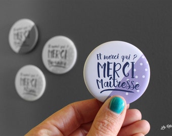 Gift for Mistress ∙ Magnet Thank you Mistress ∙ gift mistress ∙ original gift ∙ school gift to say thank you ∙ mini gift