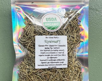 USDA Organic Dried Rosemary Herb - Apothecary Spells