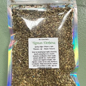 Lemon Verbena // Apothecary Lemon Verbena // Lemon Verbena Herb // Lemon Verbena for tea // Lemon Verbena for spells