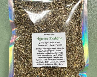 USDA Organic Lemon Verbena Herb: Apothecary Tea, Spells
