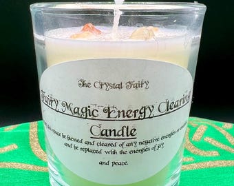 Fairy Magic Energy Clearing Candle
