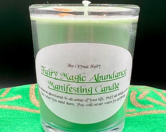 Fairy Magic Abundance Manifesting Candle