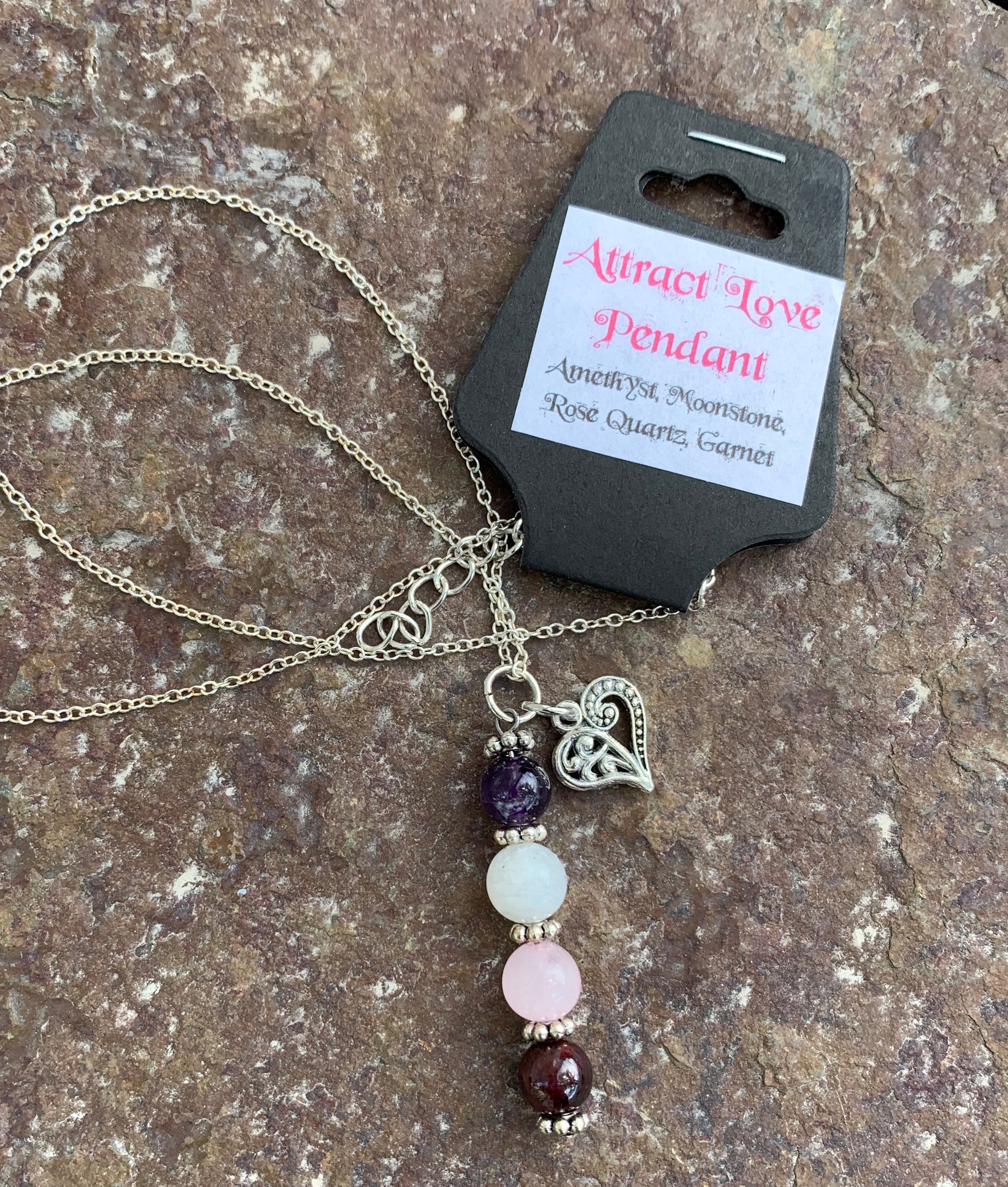 Attract Love Crystal Pendant // Attract Love // Crystal Etsy