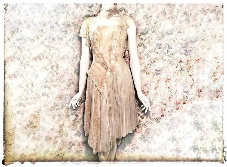 Boho Wedding Dress Cotton Lace Wedding Dress Victorian Etsy