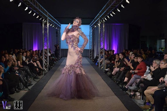 Coral fishtail hotsell dress