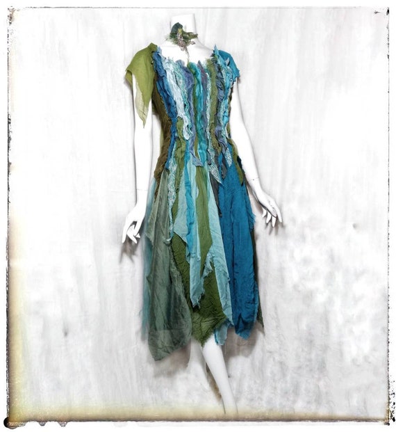 Fairy Wedding Dress Faerie Costume Beach Wedding Dress Rustic Etsy