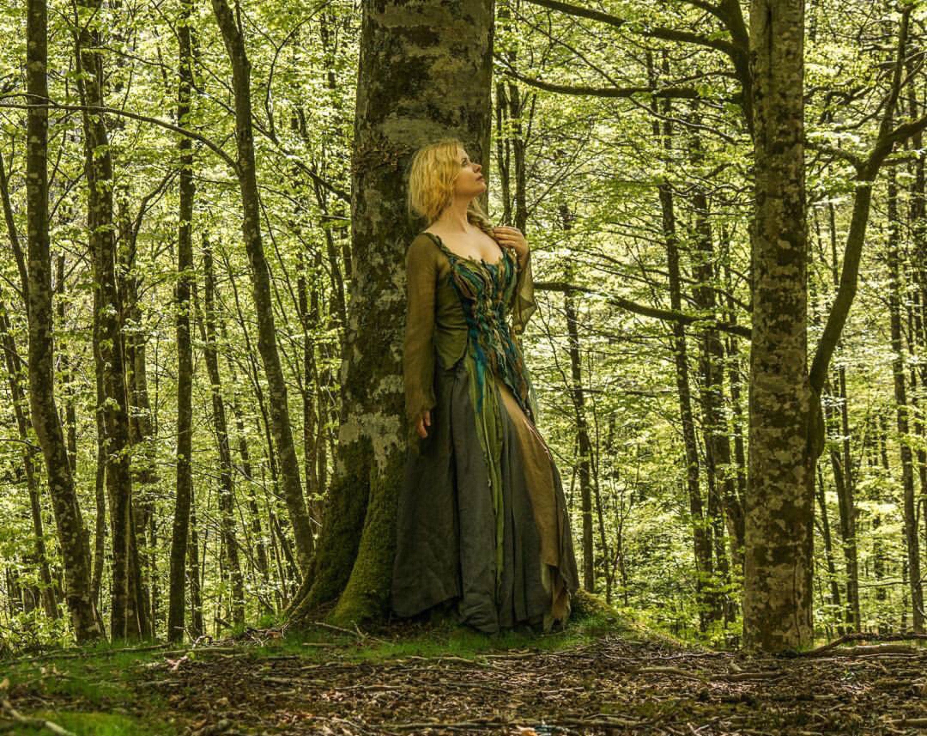 Vestido de ninfa del bosque España