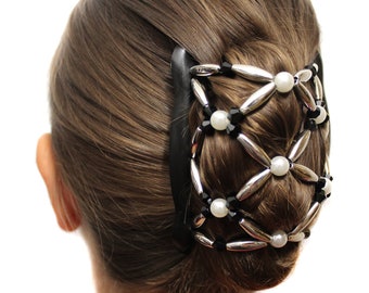 Handmade Beaded Hair Clip for Fine Hair, Won't Slide