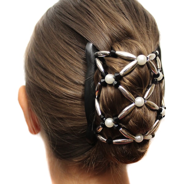 Fine Hair Clip that made for women with shoulder length, thin or fine type pf hair. Decorative Hair combs that won't slide out.