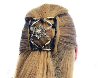 Beaded Hair Clip Comb – Bun Maker, French Twist Updo