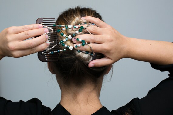 Decorative Hair Clip For Fine Short And Thin Hair Length Etsy