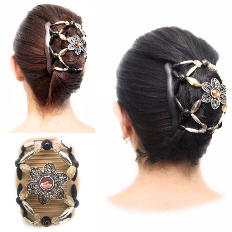 The Best Decorative Hair Clip Comb by Fancy Combs Bun Maker Etsy