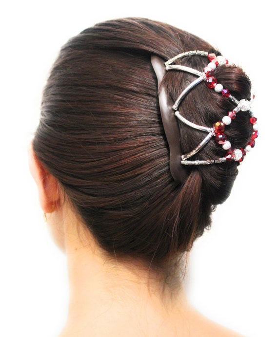 Magic Hair Clip Red Color Classy Style Hair Everyday Hair - Etsy Magic Hair Clip Red Color Classy Style Hair Everyday Hair - Etsy