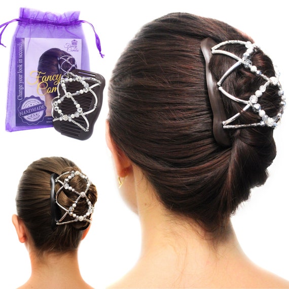 Hair Accessory For Fine Thin Or Shoulder Length Hair Fancy Etsy