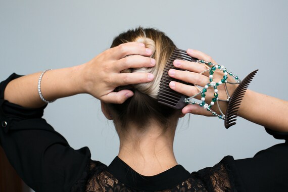 Decorative Hair Clip For Fine Short And Thin Hair Length Etsy