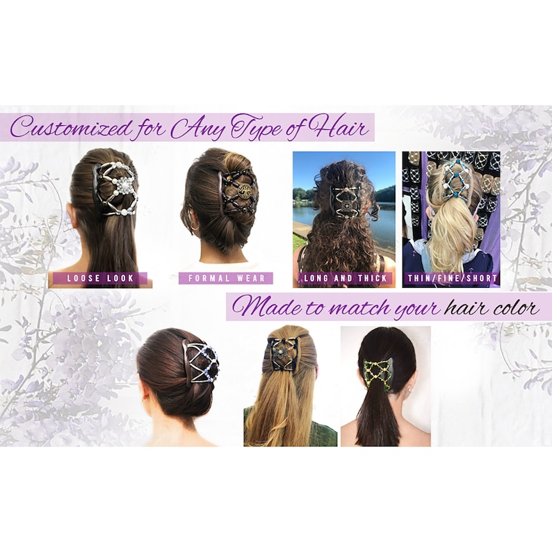 Hair Accessories for Fine Hair Wooden Double Hair Combs for Etsy