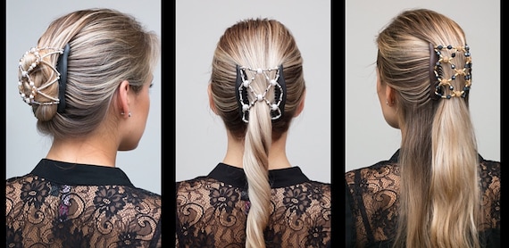 Peigne à Cheveux Cristal Noir - Accessoire Mariage Vintage Alliage Strass Pour Femmes Et Demoiselles D'Honneur