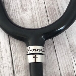 Stethoscope ID tag - nurse gift - student nurse gift - stethoscope name tag - stethoscope personalized name tag - custom made for nurse