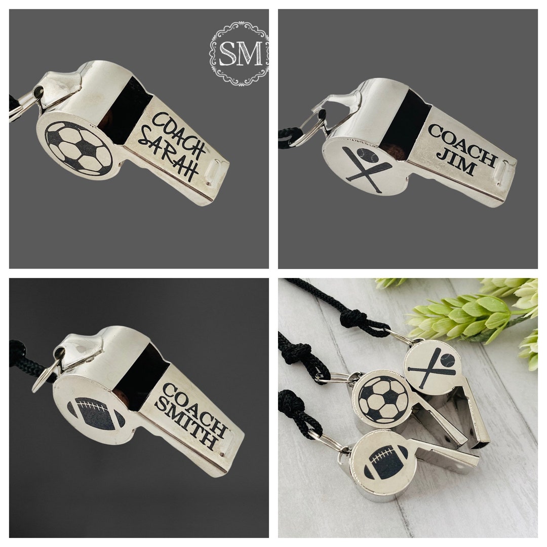 Custom Whistle Personalized Coach Whistle Gift for Coach Etsy