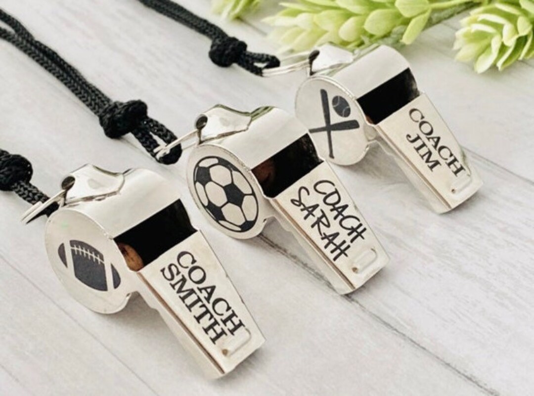 Whistle Personalized School Whistle Gift for Coach Etsy