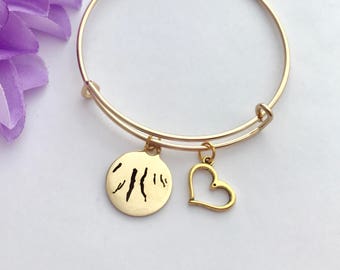 Finger lakes gold charm bangle - New York lakes - bracelet bangle - fingerlakes - upstate NY - The finger lakes - lake fun - gift gold bangl