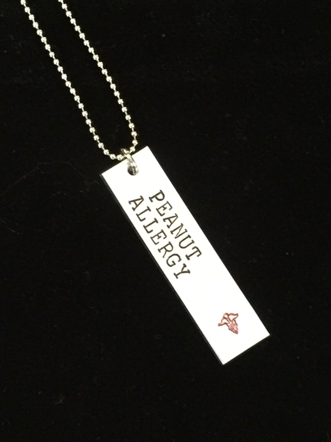 MEDICAL ALERT necklace custom made to your alert Hand Etsy