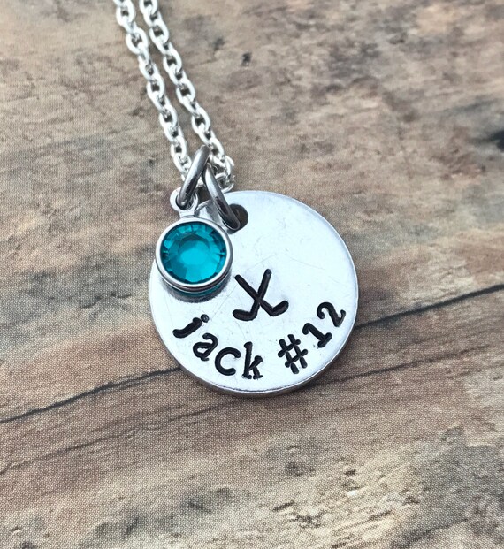 Hockey mom necklace discount