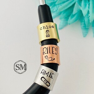 Stethoscope ID tag - stethoscope ID ring - student nurse gift - personalized stethoscope name tag- stethoscope charm - name and design