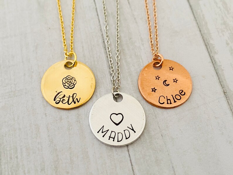 Child Name Necklace Little Girl Necklace Daughter Necklace Etsy UK