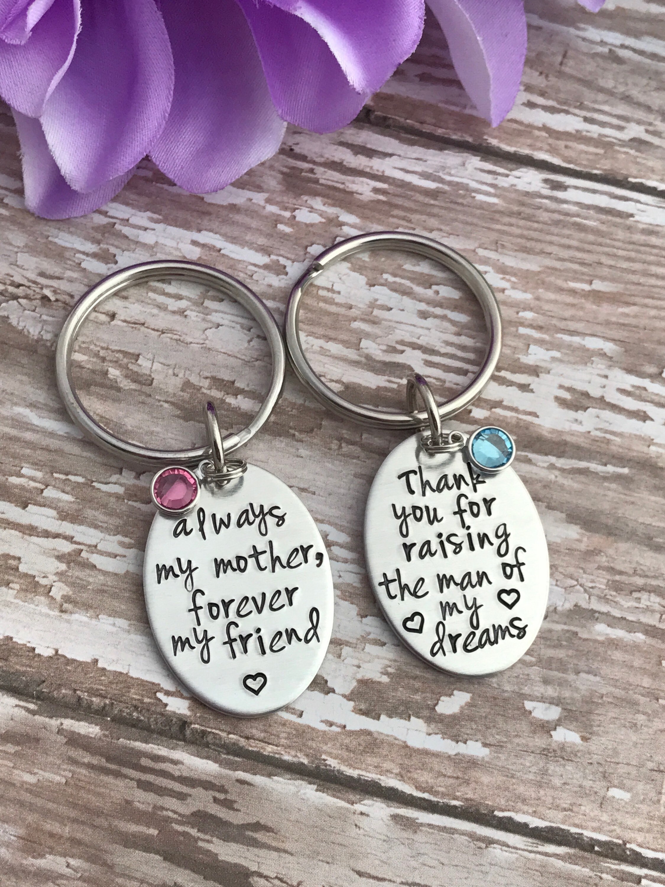 Mother's Day keychain always my mother forever my Etsy