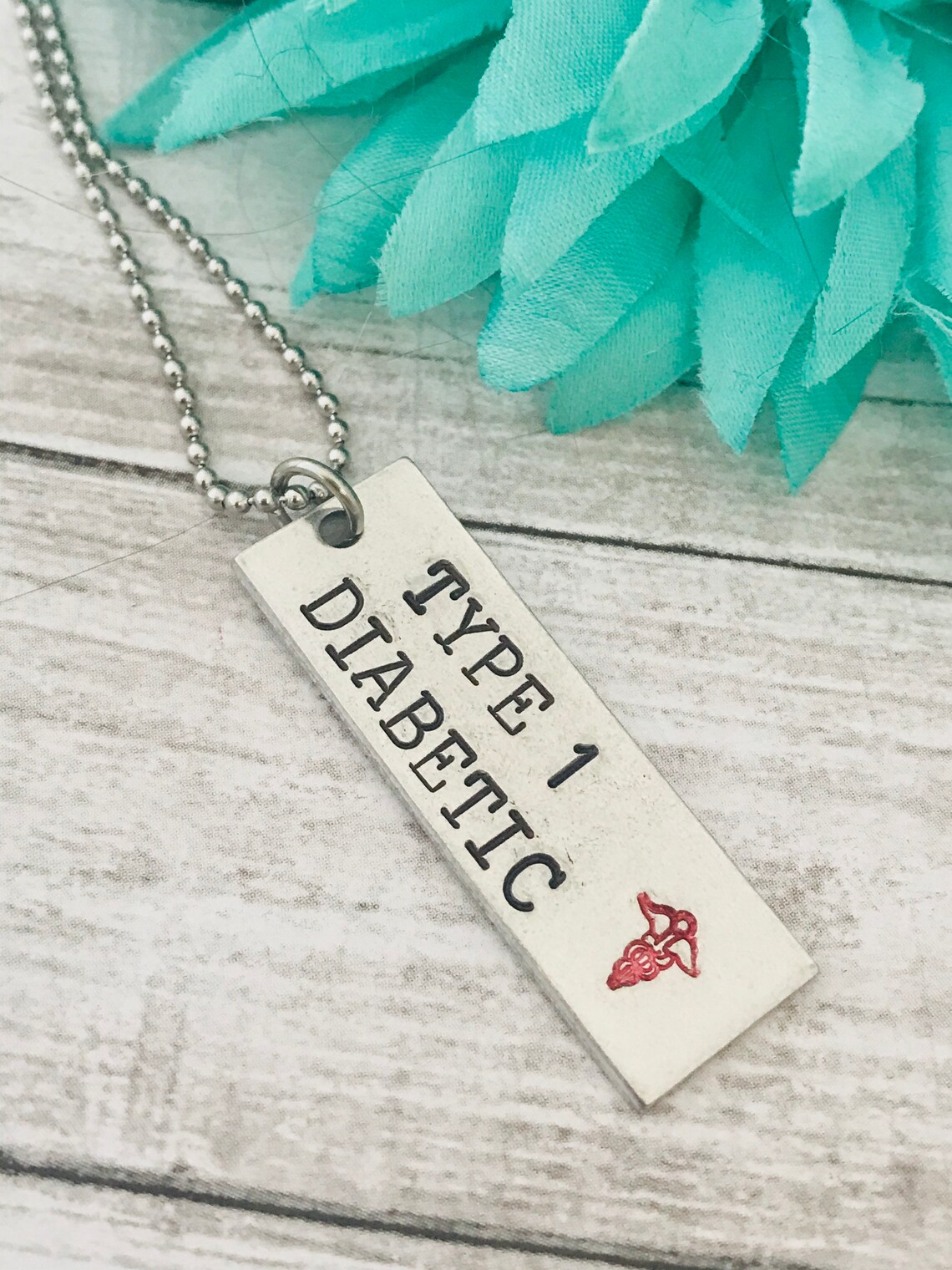 MEDICAL ALERT Necklace Custom Made to Your Alert Hand Etsy