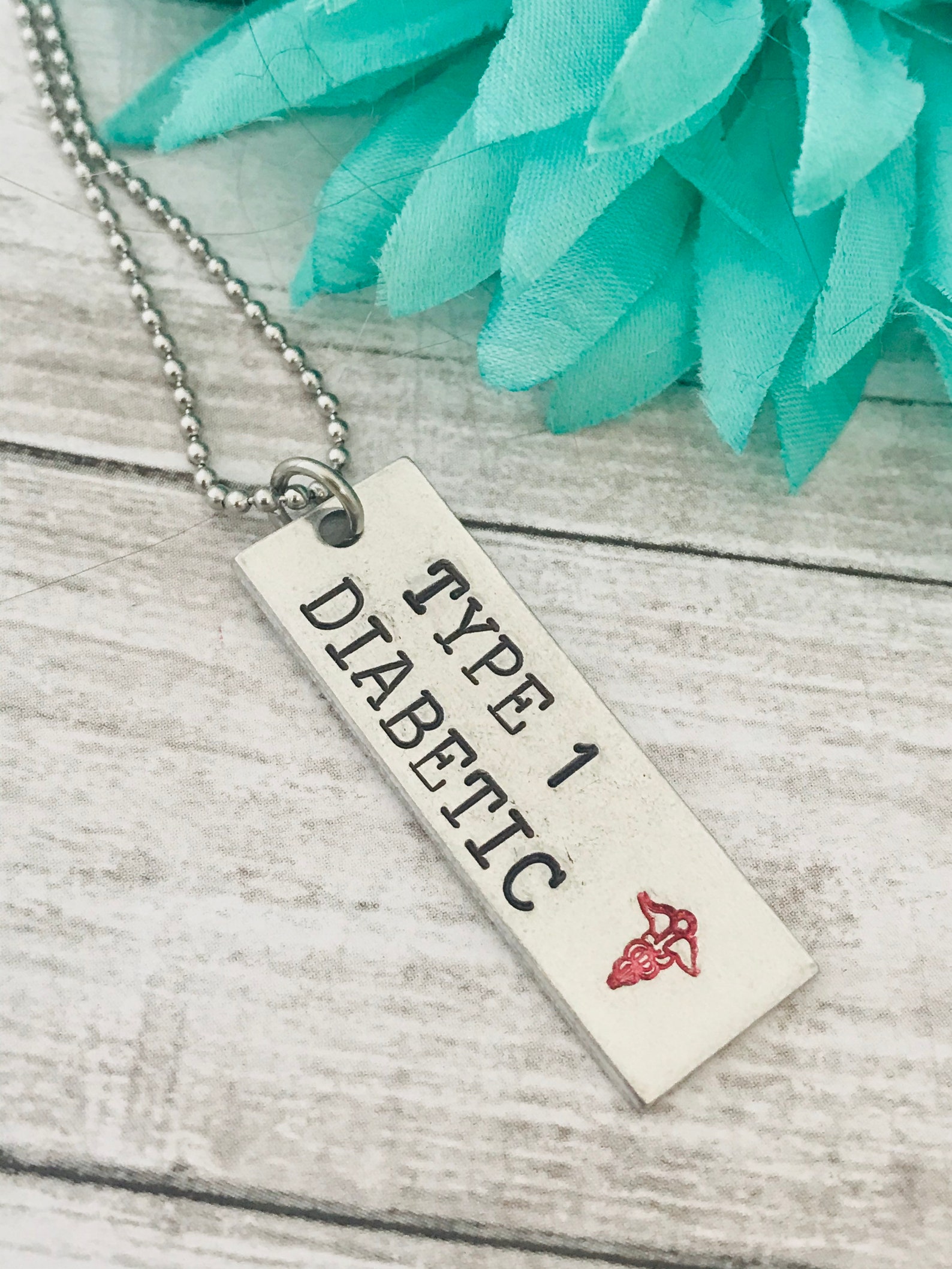 MEDICAL ALERT Necklace Custom Made to Your Alert Hand Etsy