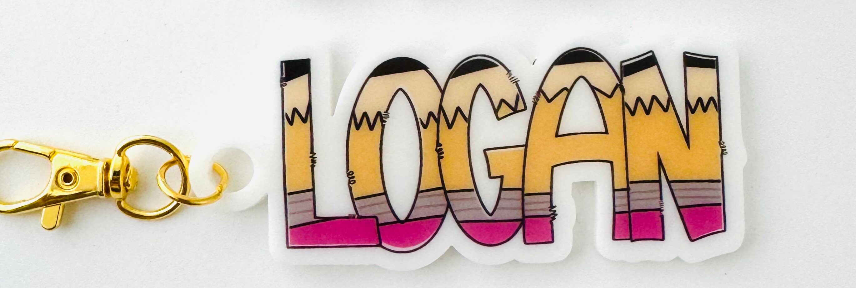 Backpack Tag Personalized, School Letters for Your Name, Back to School ...