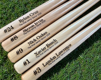 Custom Baseball Bat, Team Bat, Player  gift, end of season gift, team gift, trophy, baseball players or coach gift, baseball coach gift