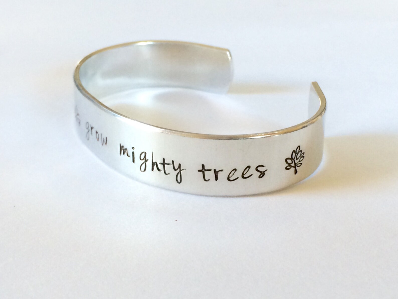 Teacher Gift - From Tiny Seeds Grow Mighty Trees - Hand Stamped ...