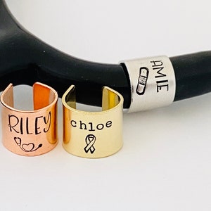 Stethoscope ID tag, stethoscope ring,  ID tag, personalized stethoscope ID tag - stethoscope charm - name and design