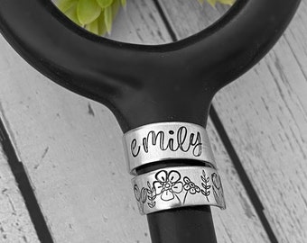 Stethoscope ID tag - nurse gift - student nurse gift - stethoscope name tag - stethoscope personalized name tag - custom made for nurse