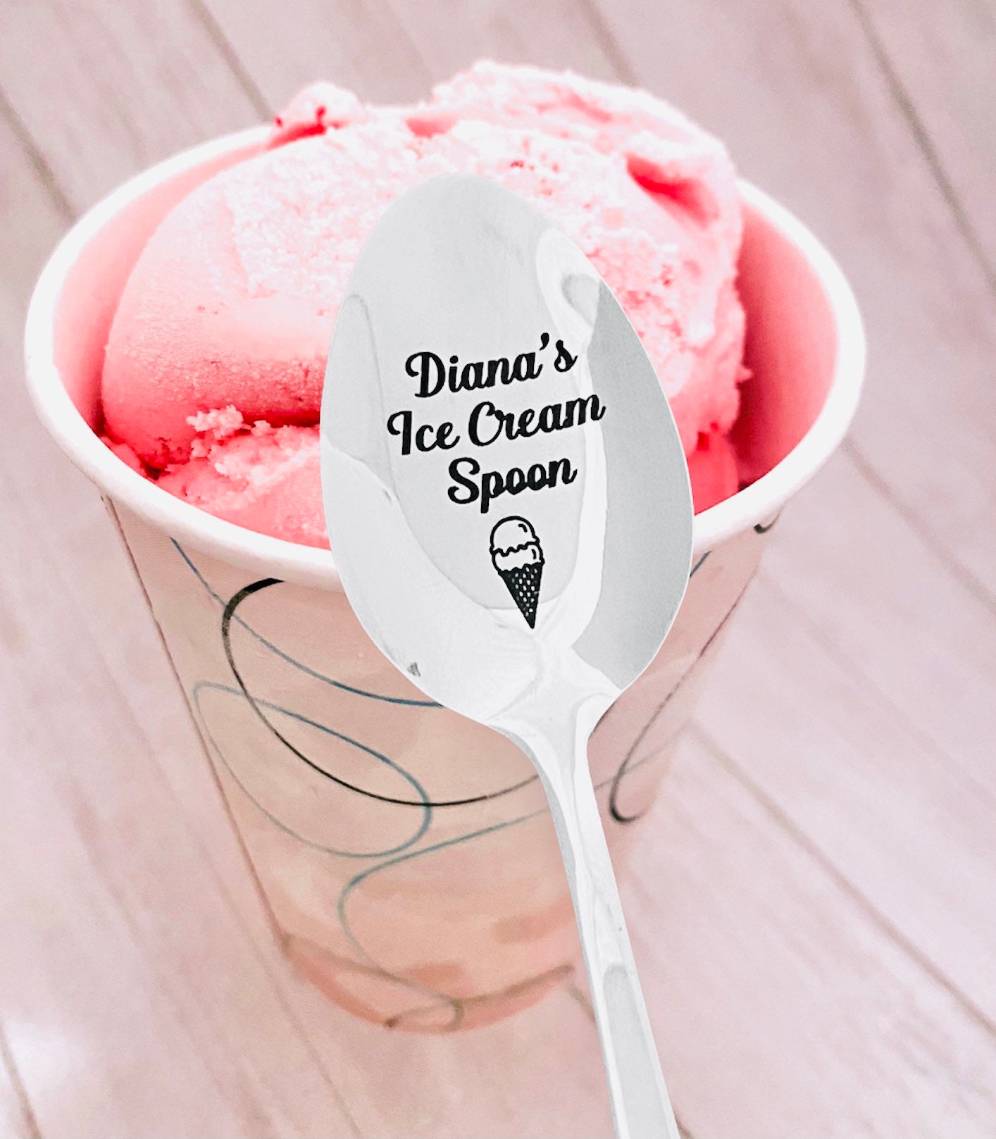 Ice Cream Scoop, Old Fashioned Ice Cream Spoon, 304 Stainless Steel Spoon  For Ice Cream With Trigger, Dough Scoop, Reusable Melon Spoon, Washable  Dessert Spoon For Party Wedding Chrismas Halloween, For Restaurant