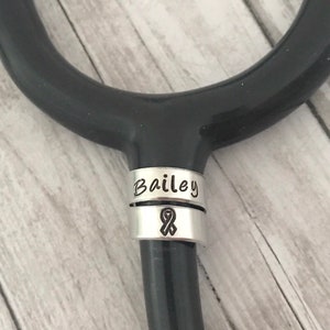 Stethoscope ID tag - nurse gift - student nurse gift - stethoscope name tag - stethoscope personalized name tag - custom made for nurse