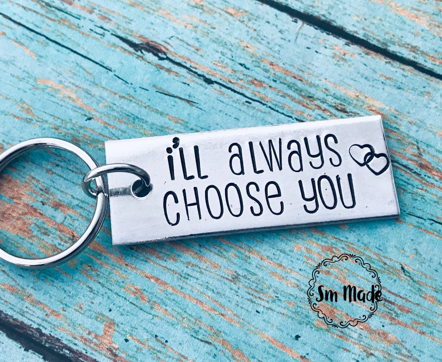 I ll Always Choose You I Love You Keychain Drive Safe Etsy
