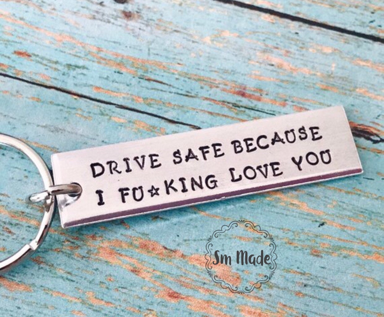 Drive safe because i love you i love you keychain Etsy